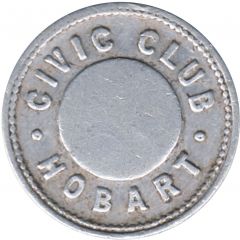 Club Check - Civic Club - Hobart 2/6 Shilling