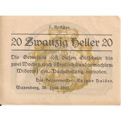 20 Heller Waxenberg