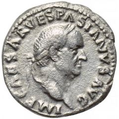 Denarius - Vespasian, Titus, and Domitian TITVS ET DOMITIAN CAES PRIN IV
