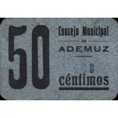 50 Céntimos Ademuz