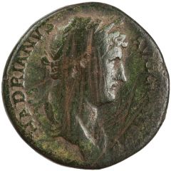 Sestertius - Hadrian ADVENTVI AVG AFRICAE S C, Africa