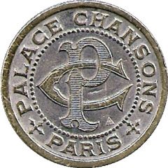 Phonograph Token - Palace Chansons Paris