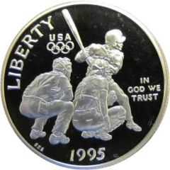 1/2 Dollar Atlanta Olympics - Baseball