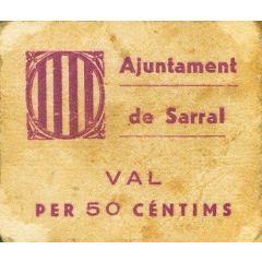 50 Céntimos Sarral