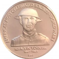 Medal - Sgt. Alvin York and Lt. Audie Murphy