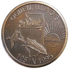 Token - 125 in 1995 Ogden, Illinois