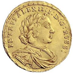 Ducat - Peter I Trade Coinage