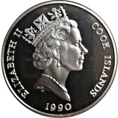 50 Dollars - Elizabeth II Rhinoceros