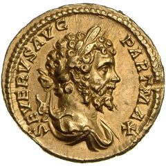Aureus - Septimius Severus S P Q R OPTIMO PRINC