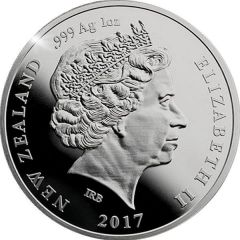 1 Dollar - Elizabeth II 4th Portrait - Platinum Wedding Anniversary