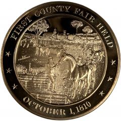 Medal - History of the United States First County Fair Held