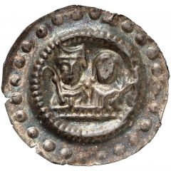 Denier Bracteate - Werner of Eppstein and Henry I of Hessen