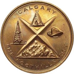 Medal - The Foothills City Calgary, Alberta