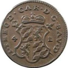 4 Liards - Jean-Théodore of Bavaria