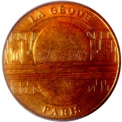 Monnaie de Paris Tourist Token - Paris La Géode