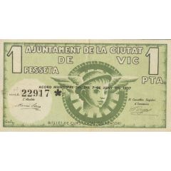 1 Peseta Vic