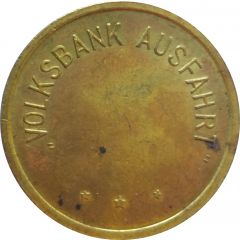 Token - Volksbank Ausfahrt