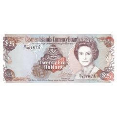 25 Dollars - Elizabeth II B Series, Revised Colouring