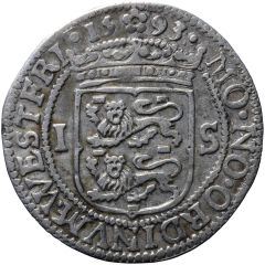 1 Stuiver piedfort at 2.5 weight