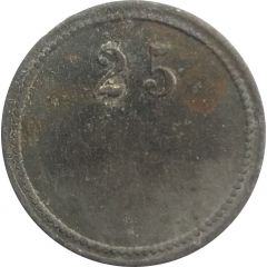 25 Pfennig Wert-Marke
