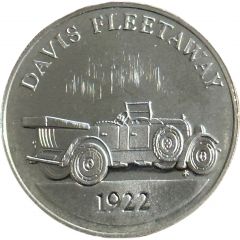 Franklin Mint - Collection of Antique Car Coins - Series 3 Davis Fleetaway