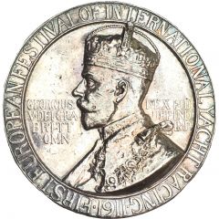 Medal - George V First European festival of international yacht racing