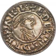Penny - Æthelred II 1st Hand type, bust right