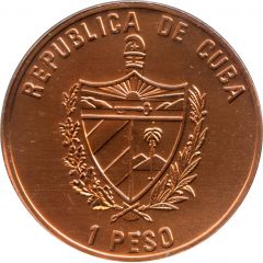 1 Peso 40th. Moncada Anniversary
