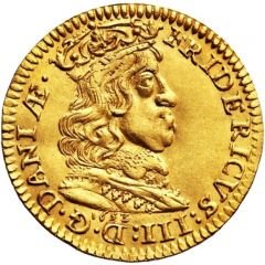 1 Ducat - Frederik III Cross monogram type 1