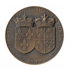 Médaille JEAN DUC DE GUISE / HENRI COMTE DE PARIS 1937