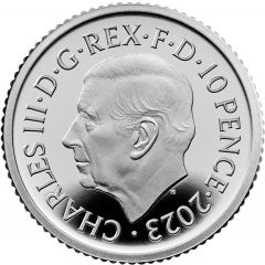 10 Pence - Charles III 1/20 oz Fine Silver
