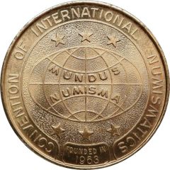 Medal - Mundus Numisma Convention of International Numismatics, New Zealand