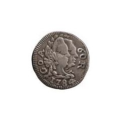 60 Réis - Maria I and Pedro III Goa mint