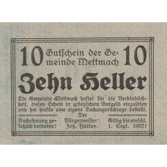 10 Heller Mettmach