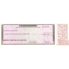 5000 Pesos Bolivianos