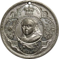 Medal - Victoria Golden Jubilee, Smith & Wright