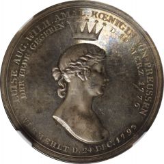 Medal - Death of Luise Auguste Wilhelmine Amalie von Mecklenburg Strelitz