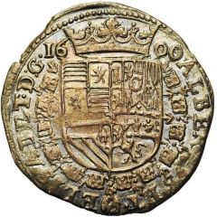1/8 Silver Gulden `Stoter` - Albert and Isabella