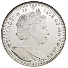1 Crown - Elizabeth II Fall of Berlin Wall, Palladium Piedfort