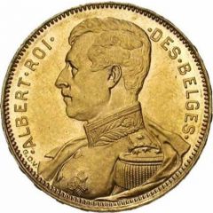20 Francs - Albert I French text