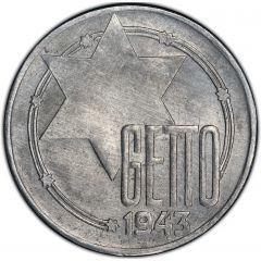 20 Mark Jewish Ghetto Coinage Al