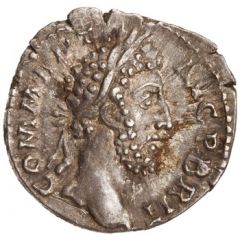 Denarius - Commodus P M TR P X IMP VII COS IIII P P FEL, Felicitas