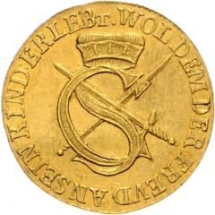 1 Ducat - John George I Sophiendukat, Restrike