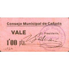 1 Peseta Cañada