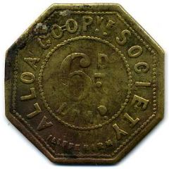 6 Pence - Alloa CSL Clackmannan, Scotland
