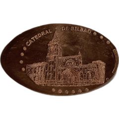 Elongated coin – Cathedral of Bilbao