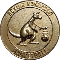 Medal - Boxing Kangaroo Basketball