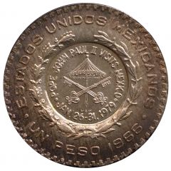 Medal - 1979 John Paul II Mexico Visit `Papal Peso`