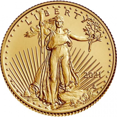 5 Dollars `American Gold Eagle` Bullion Coinage