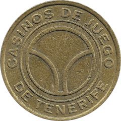 50 Pesetas - Casinos de Tenerife brass